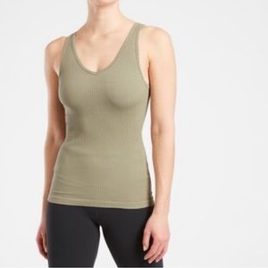 Athleta Recharge Tank - Shadow Olive